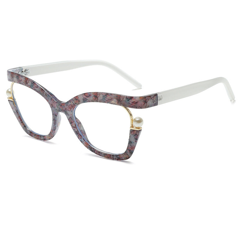 Damen Modische Sonnenbrille mit dezenten Perlendetails Karnz