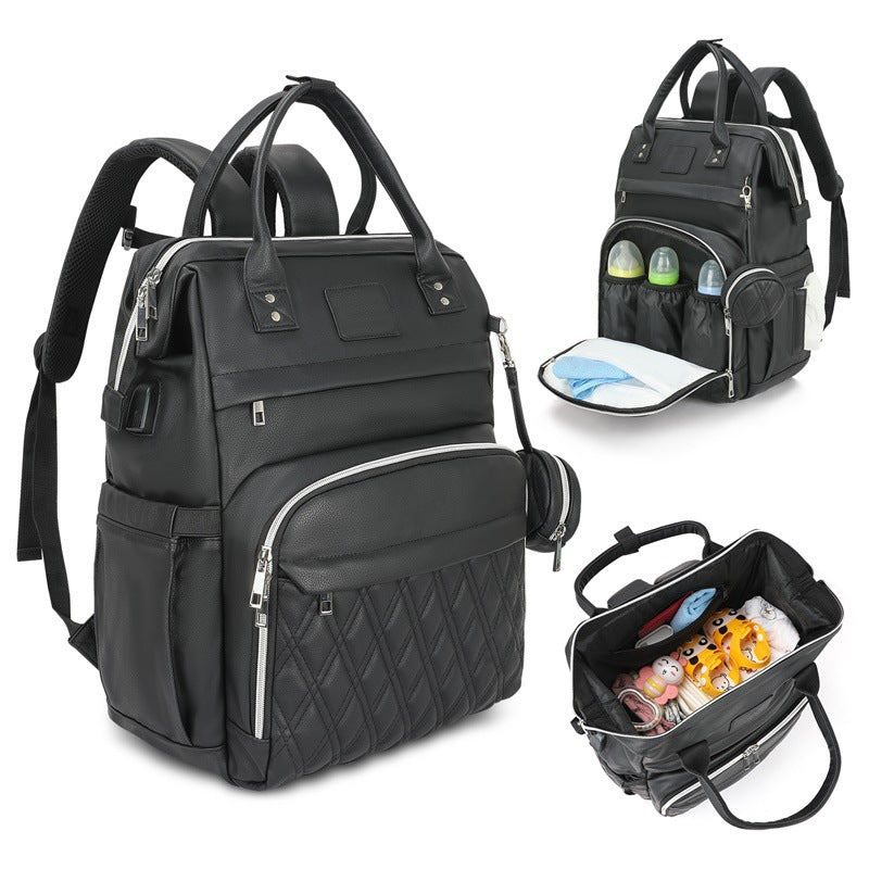 Vielseitiger Baby-Windel-Rucksack Karnz