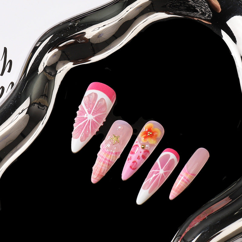 Künstlerisches dekoratives Nagelset Karnz