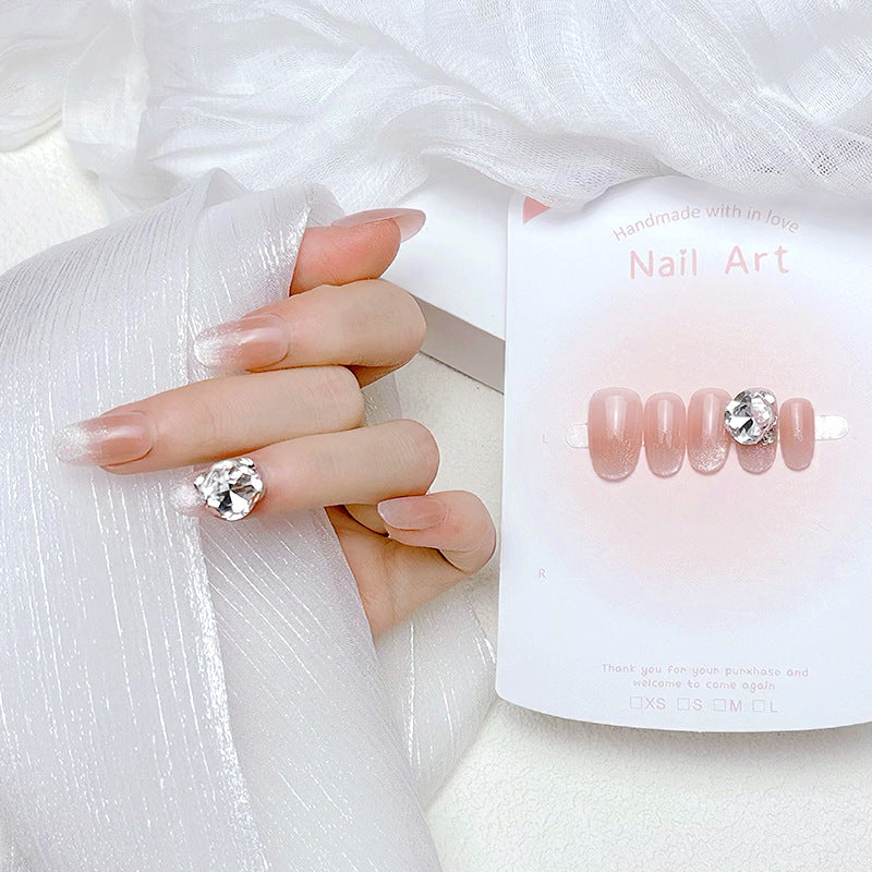 Premium French Tip Press-On Nails Karnz