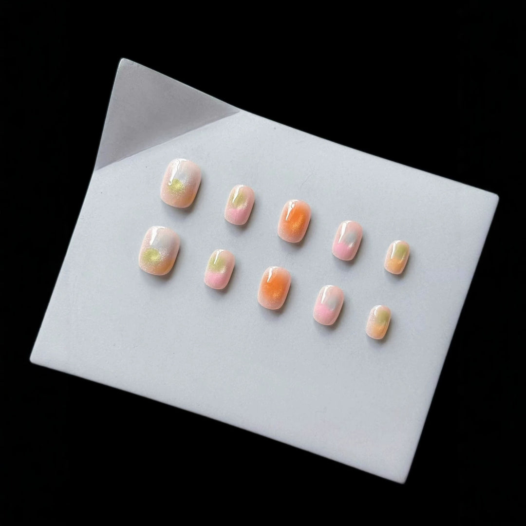 Künstlerisches Ombre-Nagel-Set