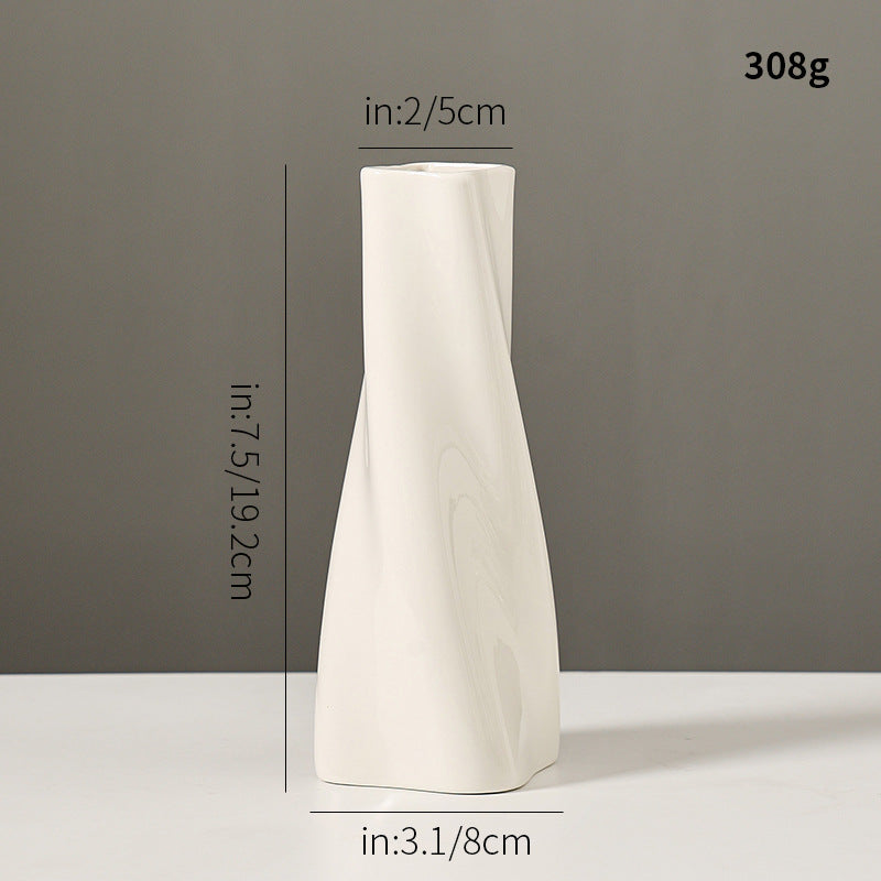 Abstrakte Twist-Form Dekorative Vase
