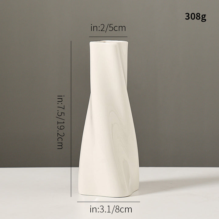 Abstrakte Twist-Form Dekorative Vase