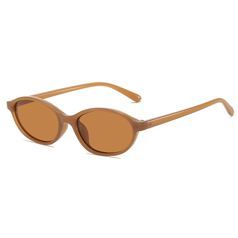 Elegante Vintage-inspirierte ovale Sonnenbrillen Karnz