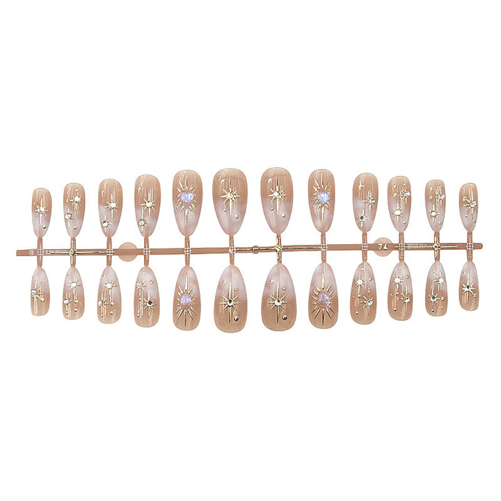 Dekoratives Press-On Nagelkunst Set Karnz