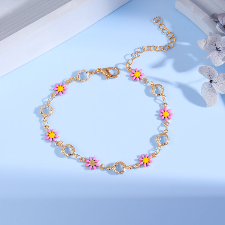 Floral Charm Bracelet Karnz