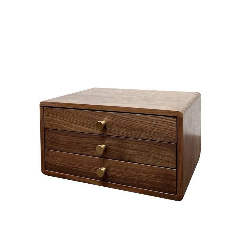 Holz Schmuck Aufbewahrungsbox mit Doppelschubladen Karnz