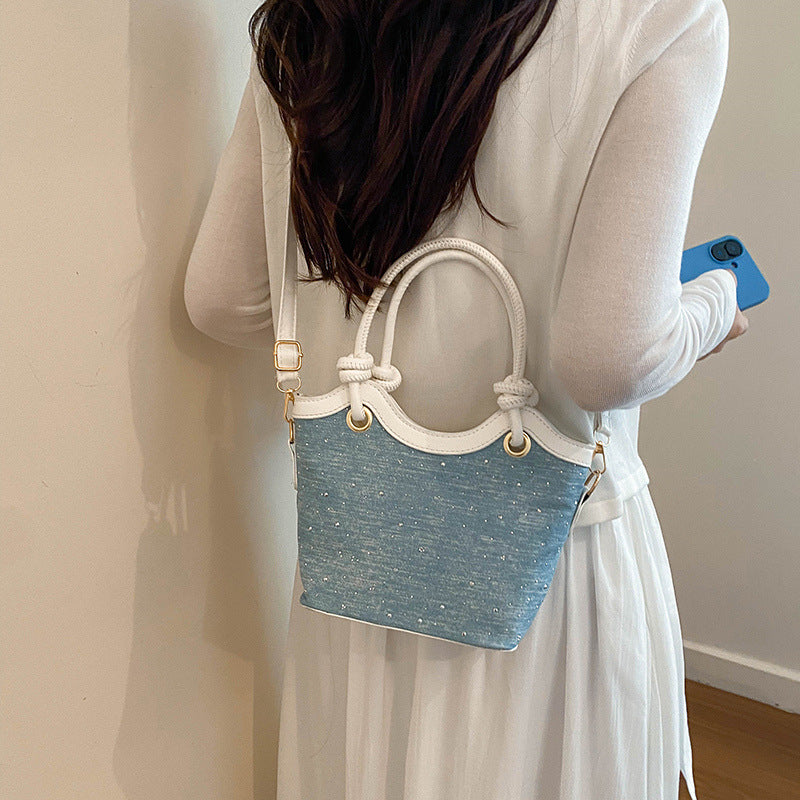 Dekorative Perlen Mini-Handtasche