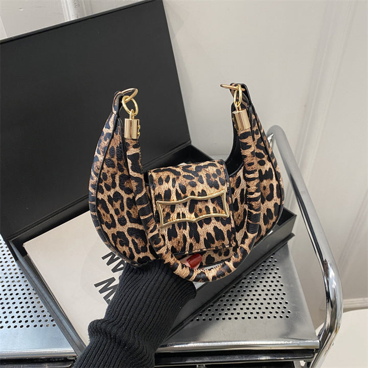 Stylische Leopardenmuster-Handtasche Karnz