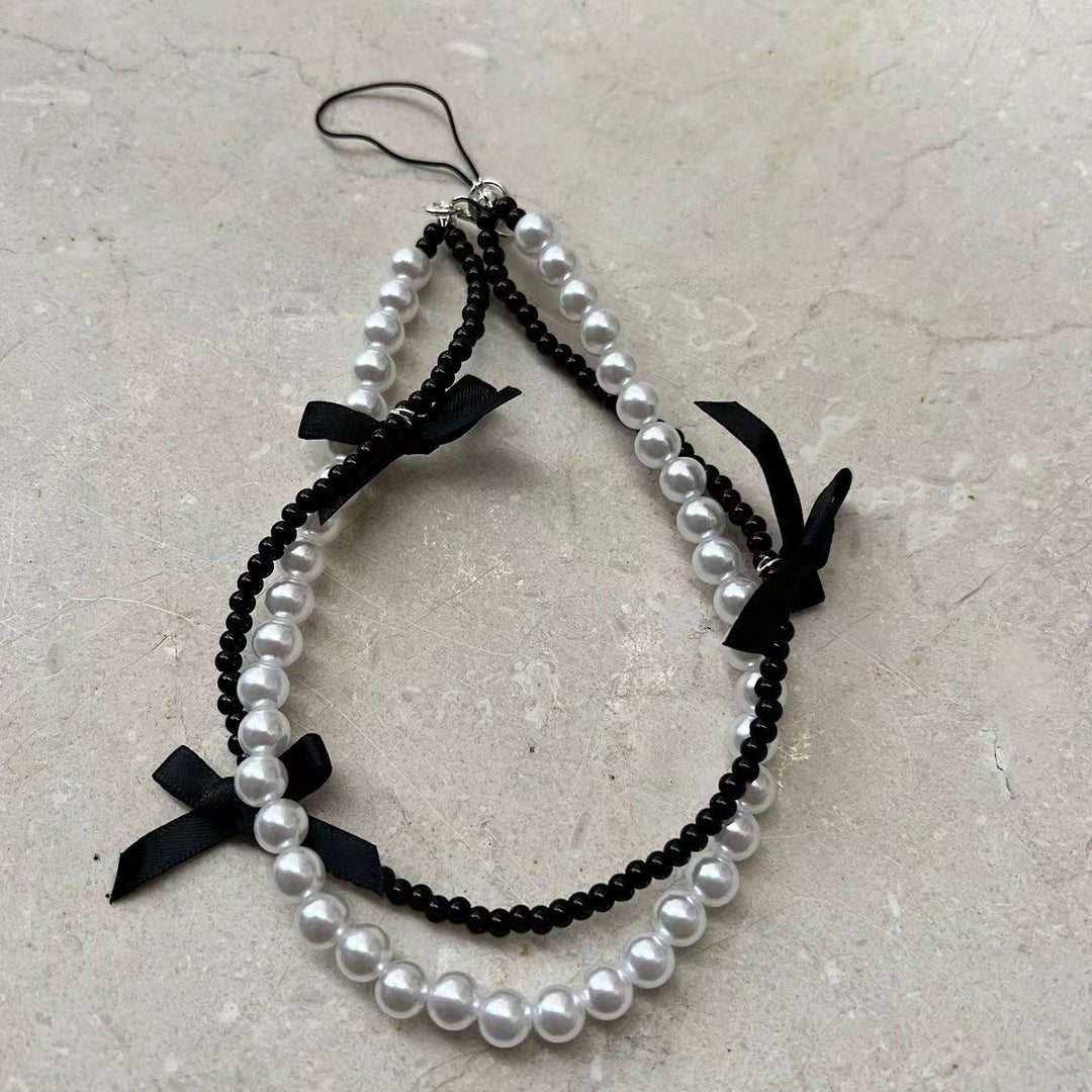 Elegante Perlenbesetzte Handy-Lanyard Karnz