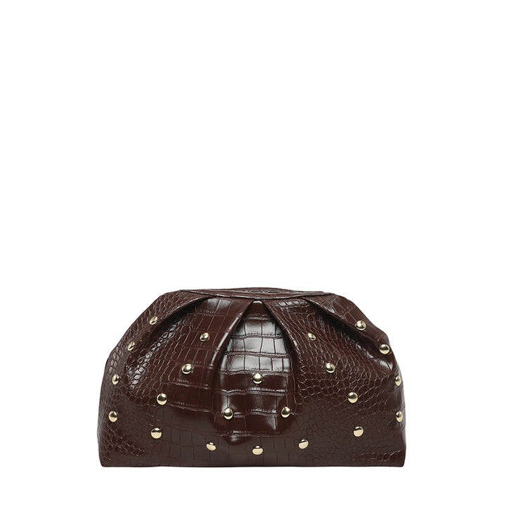 WoElegant Texturiertes Krokodilmuster Clutch Bag Karnz
