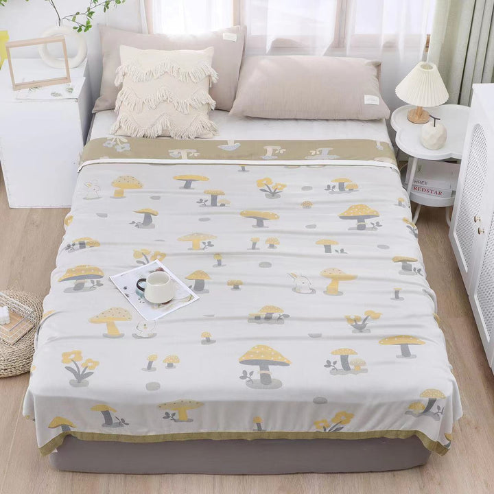 Damen Tagesdecke mit verspieltem Naturmotiv Karnz