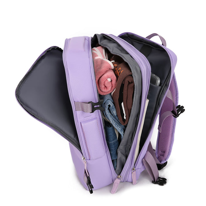 Vielseitiger Strukturierter Laptop-Rucksack Karnz