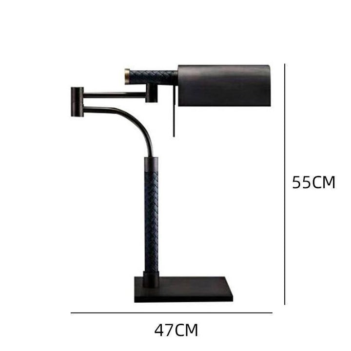 Verstellbare Schreibtischlampe mit modernem schwenkbarem Arm