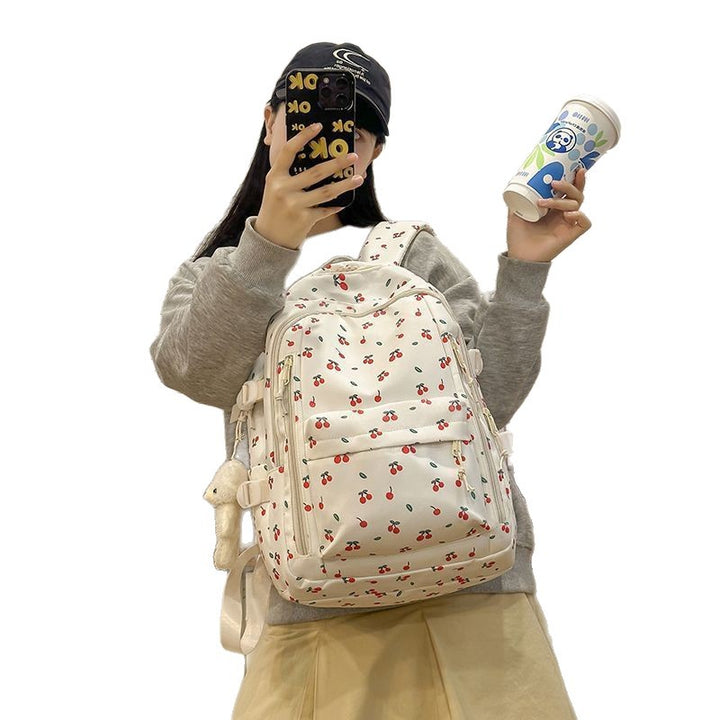 Blumenverzierte Rucksack Karnz