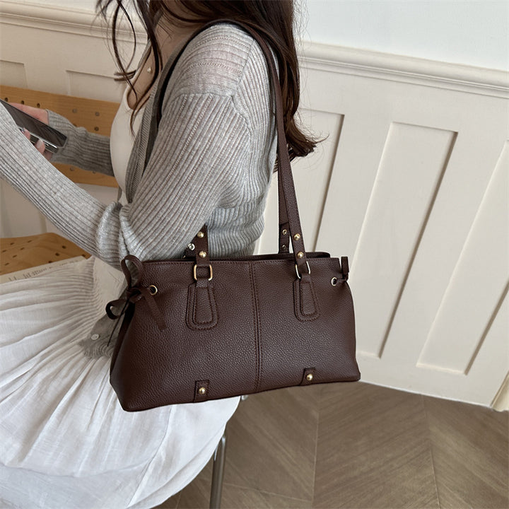 Texturierte Schulter Tasche