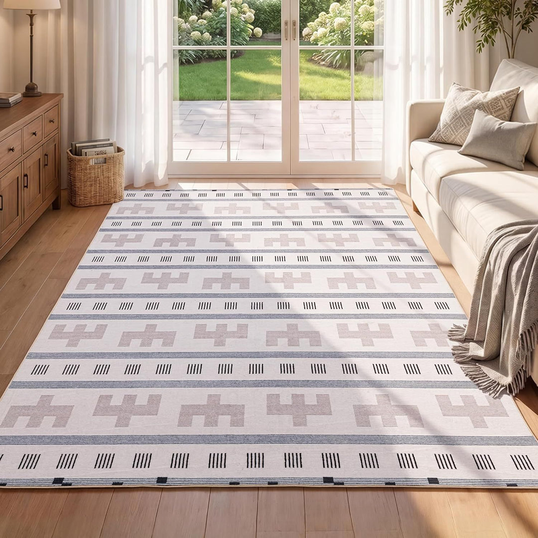 Stylischer geometrischer Teppich