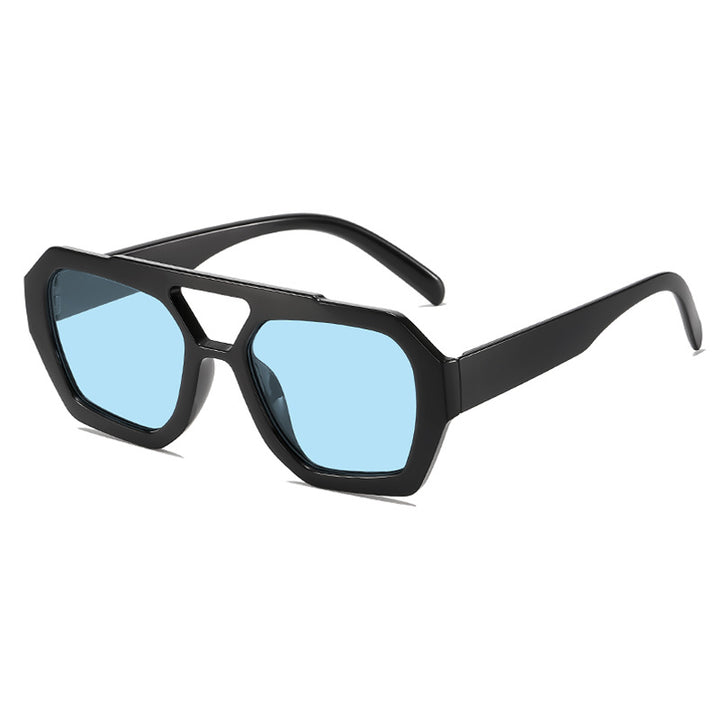 Zeitgenössische Geometrische Sonnenbrille Karnz