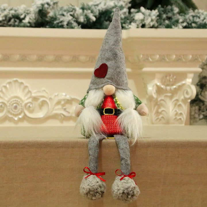 Dekorativer Plüsch-Gnom-Figurine Karnz