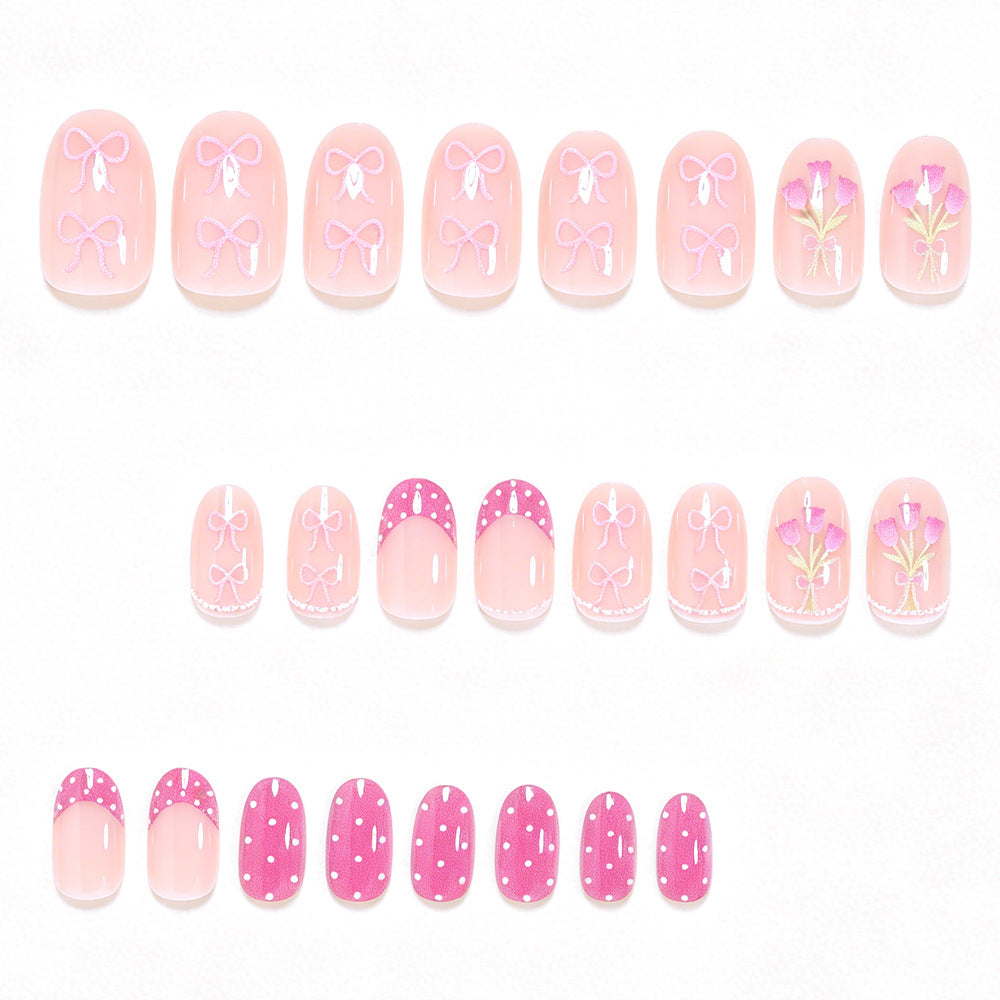 Künstlerisches Florales Nagelkunst Design Karnz