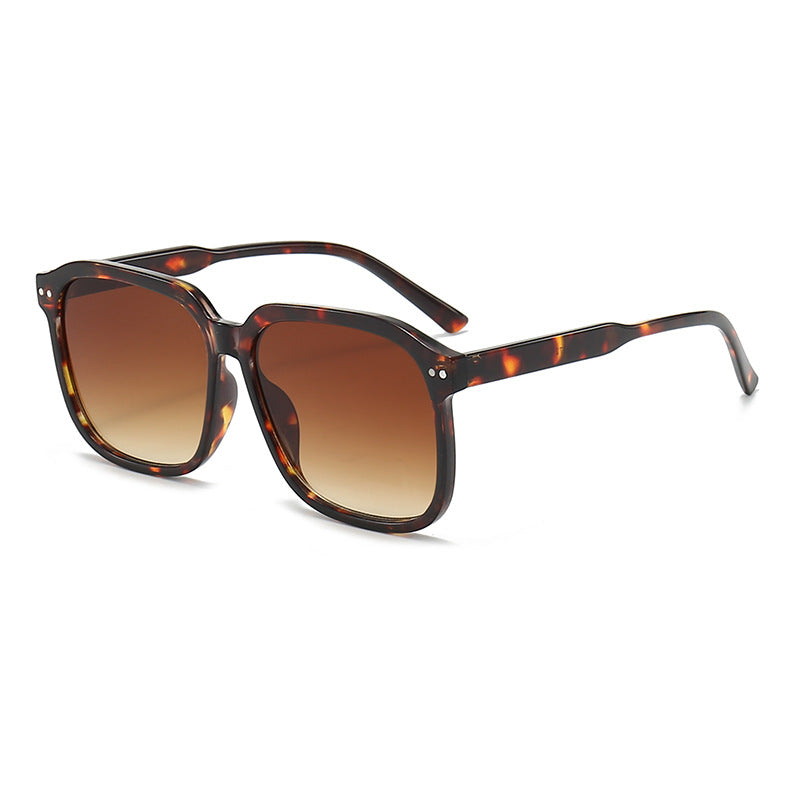 Damen Quadratische Sonnenbrille mit robustem Rahmen und UV-Schutz Karnz