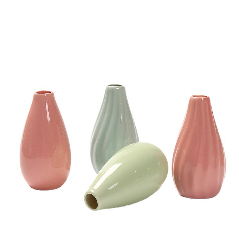 Elegante Keramik-Tropfenvase Karnz