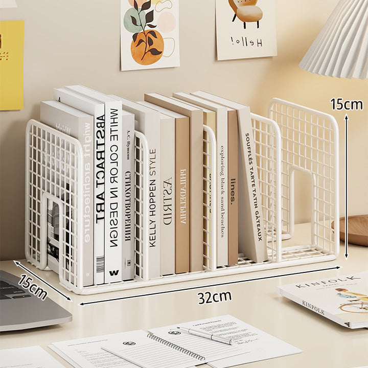 Mesh Wire Schreibtisch Buch Organizer Multi-Kompartiment Gitter Divider