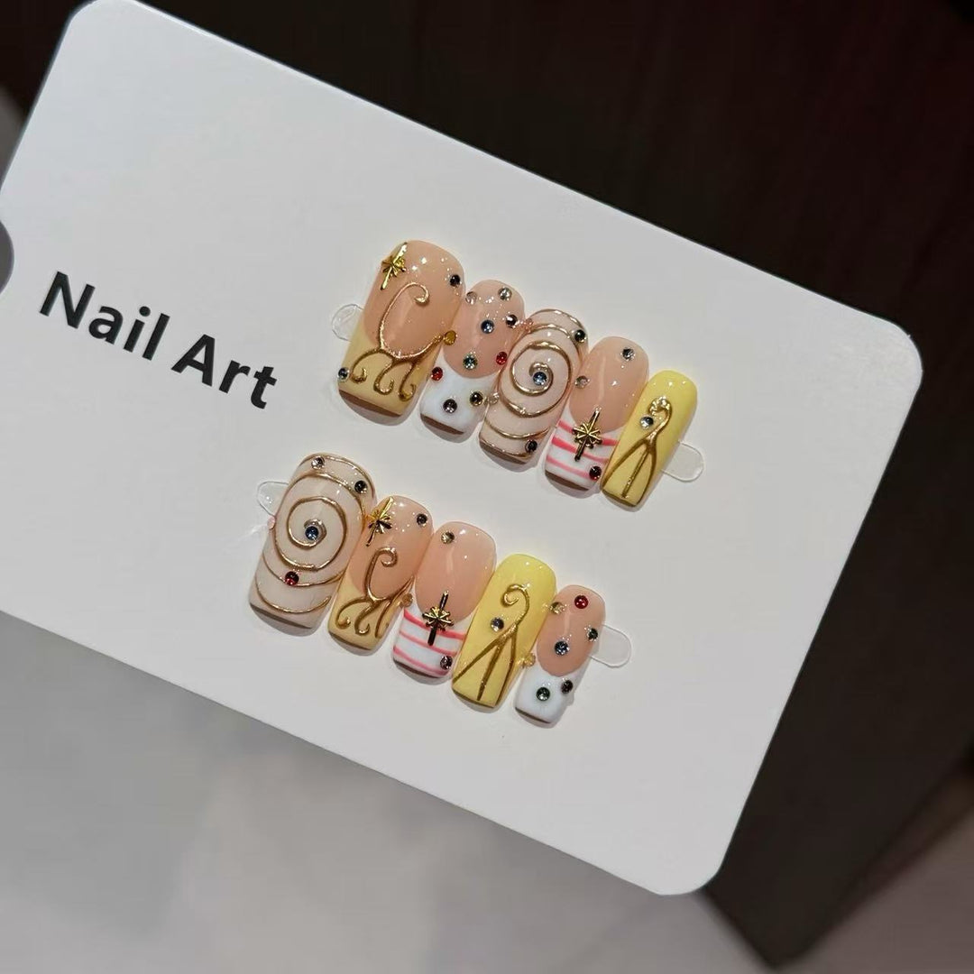 Dekoratives Press-On Nagelkunst Set 1790734416