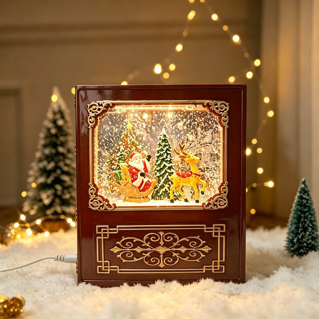 Weihnachtsbaum Deko mit Schneekugel Karnz