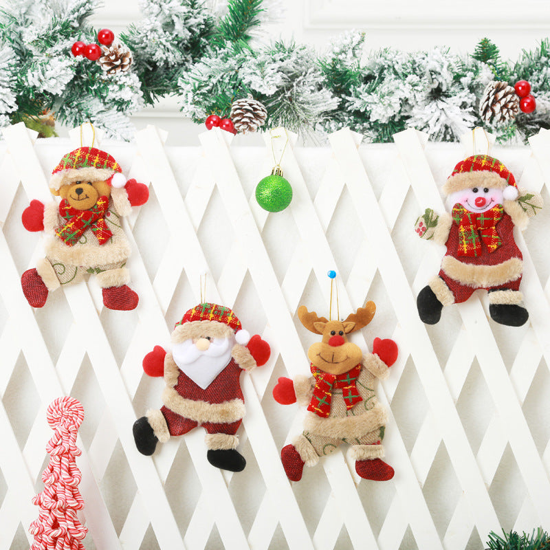 Dekorative Weihnachtsmann Anhänger Karnz