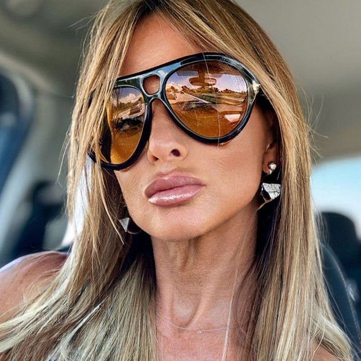 Damen moderne Sonnenbrille mit einzigartigem Design Karnz