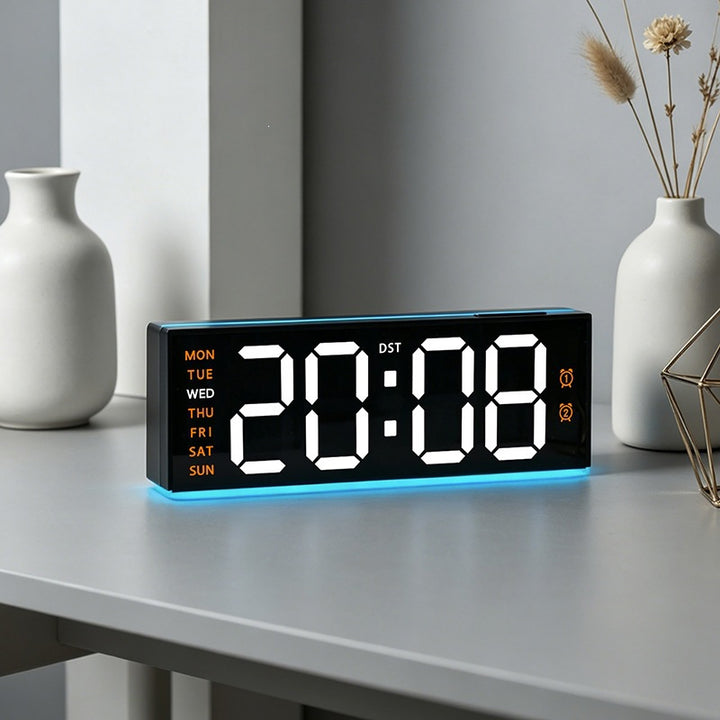 Digitaler Wecker mit Großem Led-Display und Dualer Alarmfunktion Karnz