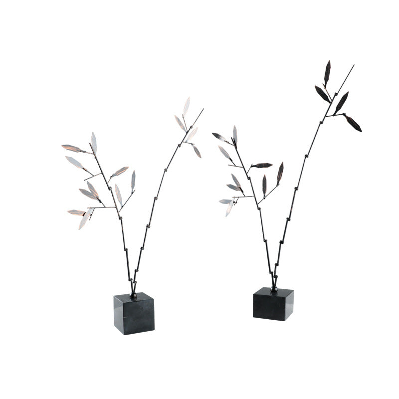 Minimalistische Metallblatt Skulptur