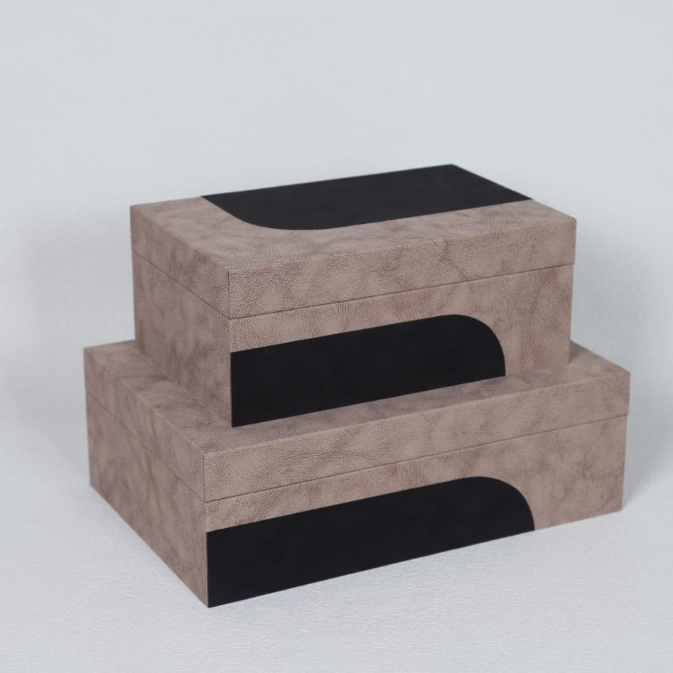 Stylische dekorative Aufbewahrungsboxen-Set