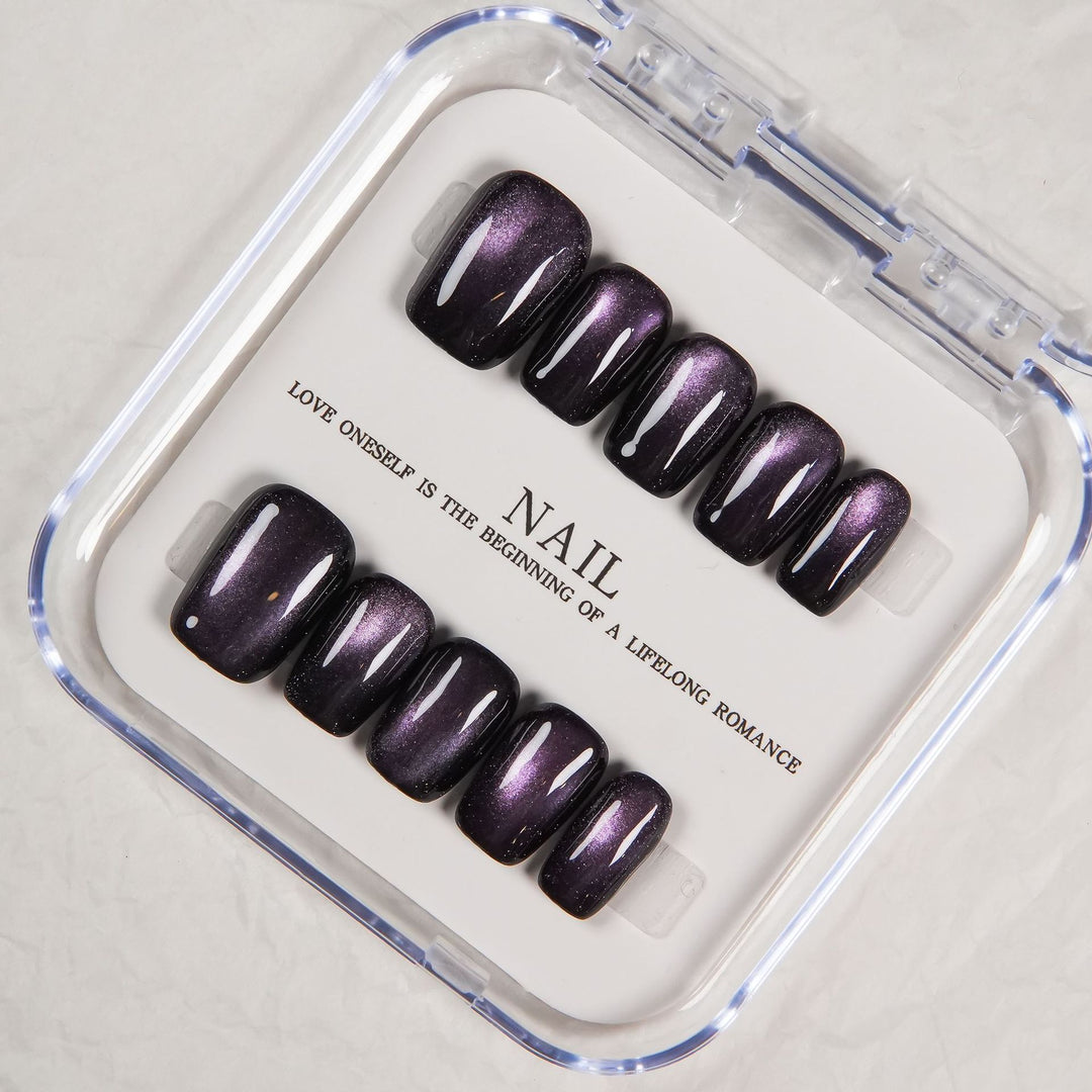 Premium Glänzendes Press-On Nagel Set