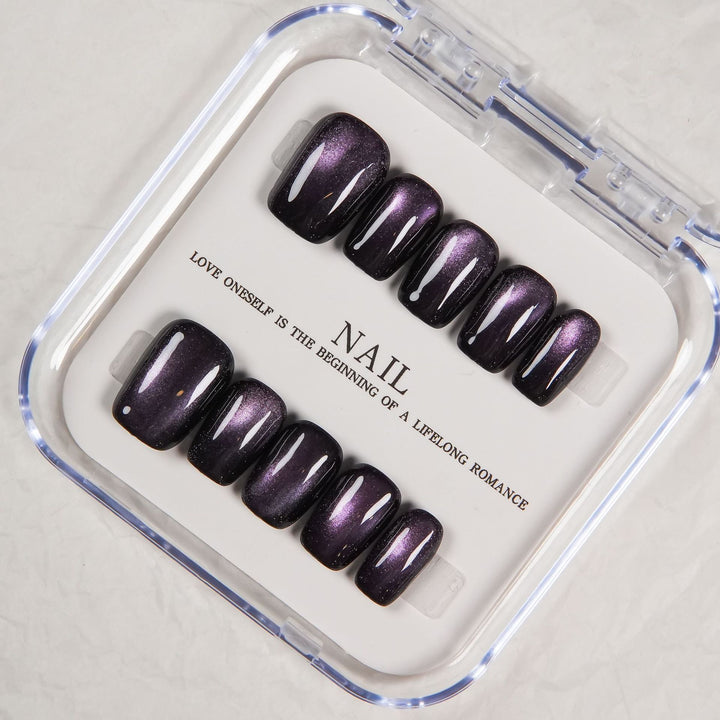 Premium Glänzendes Press-On Nagel Set