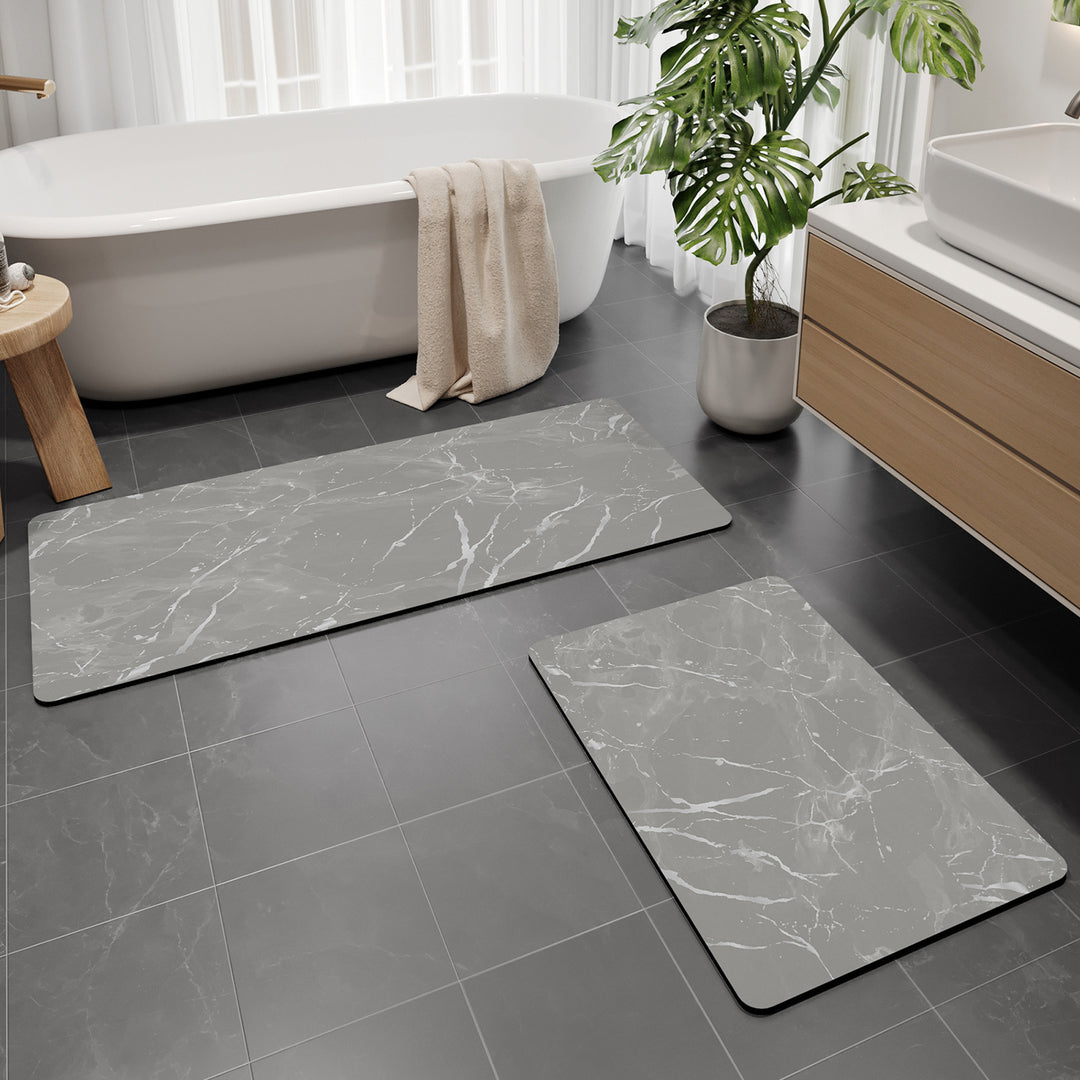 Luxuriöses Marmor Muster Badematten-Set