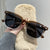 Damen stilvolle quadratische Sonnenbrille Karnz
