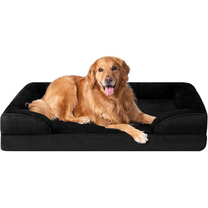 Orthopädisches Hundebett mit Unterstützung