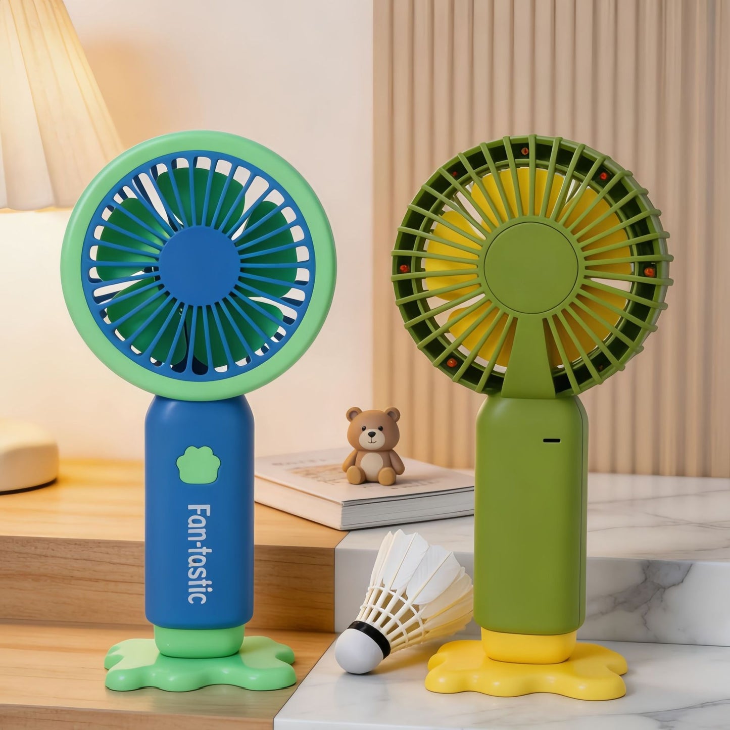Damen Tragbarer Mini-Ventilator mit Sprühfunktion und USB-Ladeoption Karnz