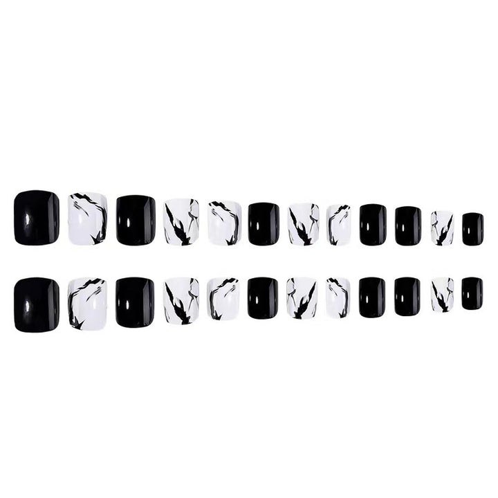 Kunstnagelset mit luxuriösem Marmor-Design und elegantem Hochglanz-Finish Karnz