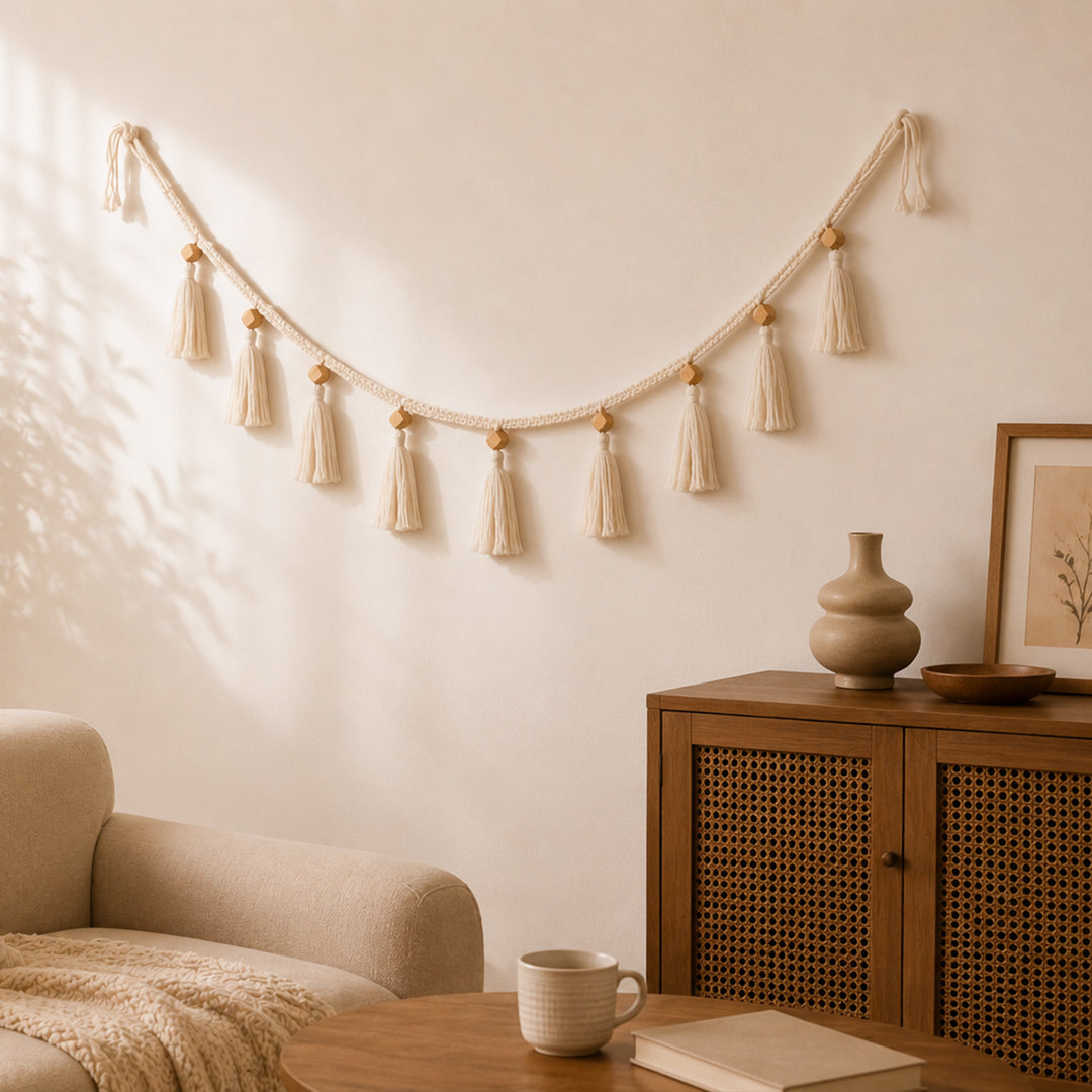 Dekorative Quasten Girlande