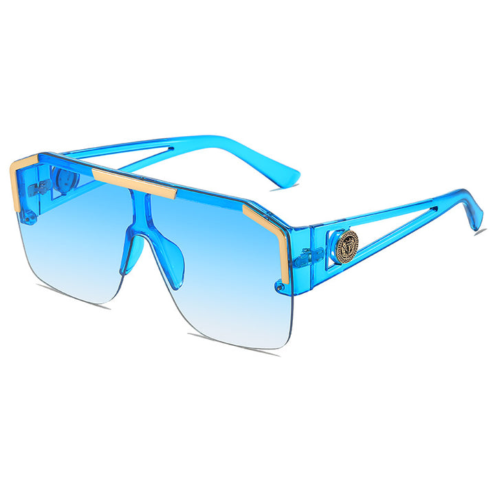 Übergroße geometrische Sonnenbrille Karnz