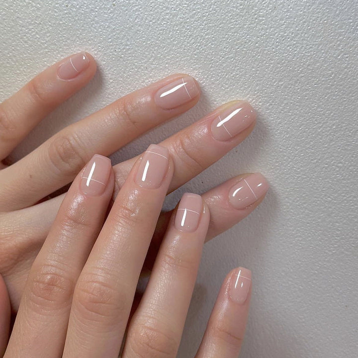 Glamouröse Glitzer-Stiletto Press-On Nägel Karnz