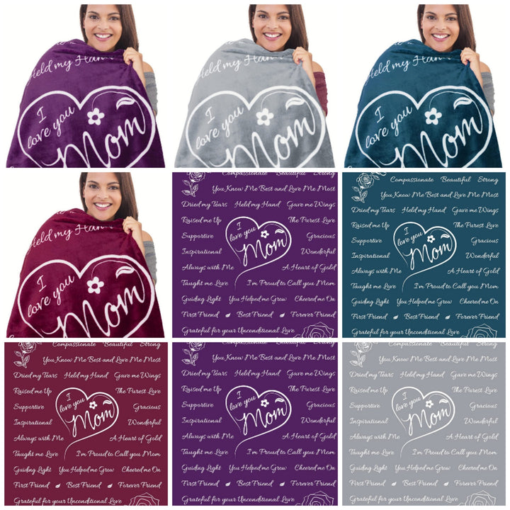 Herzliche Botschaft Fleece-Decke