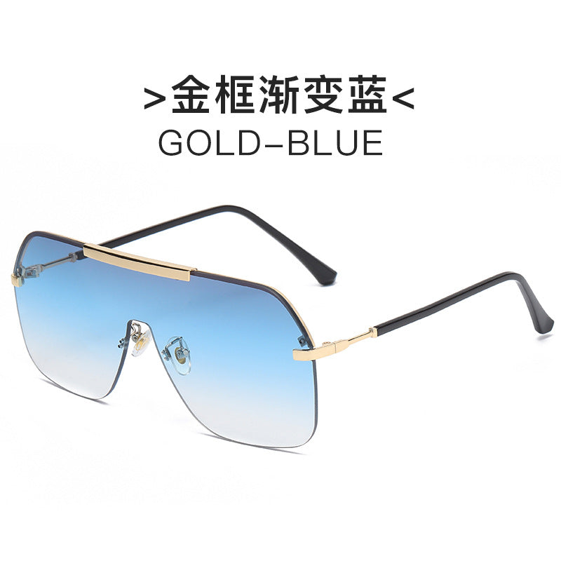 Damen extravagante oversized Sonnenbrille mit futuristischem Design Karnz