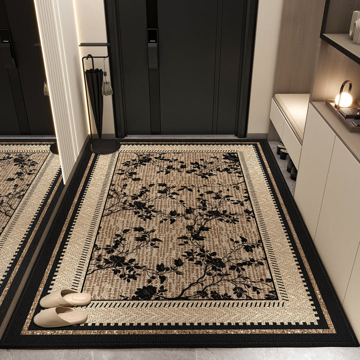 Elegante Blumenmusterbereichsmatte