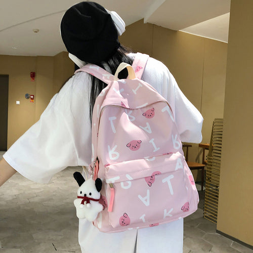Bunte Grafik-Schulrucksack Karnz
