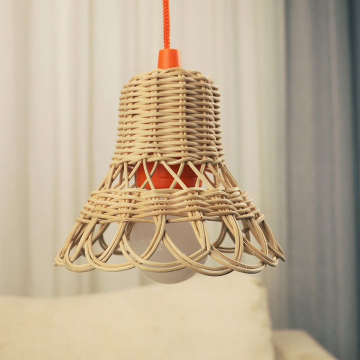 Rattan Hängeleuchte Karnz