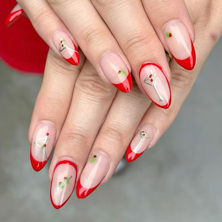 Urlaubs-Themen Press-On Nagelkunst Karnz